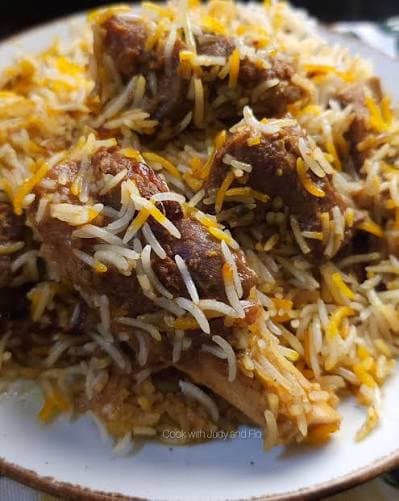 Fragrant Saffron Basmati Biryani Rice
