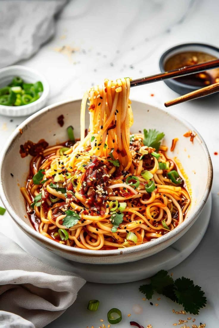 Spicy Szechuan Dan Dan Noodles