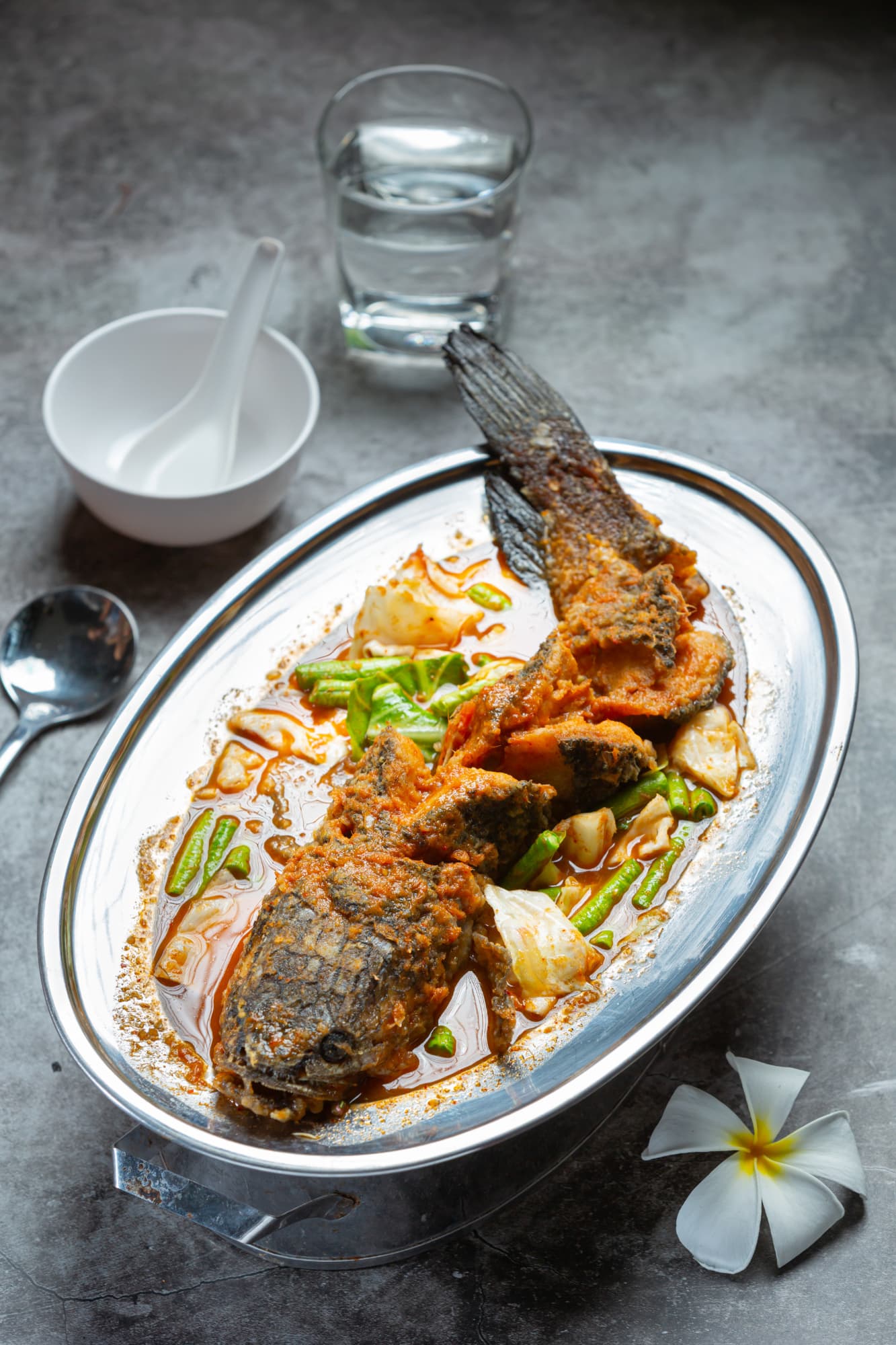 Whole Herb Grilled Fish Sizzler
